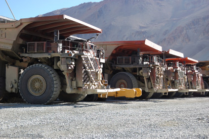 Mining trucks &copy; iStockphoto/erlucho